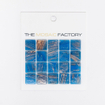 SAMPLE The Mosaic Factory Amsterdam mozaïektegel 2x2x0.4cm voor wand en vloer voor binnen en buiten vierkant Glas Blauw SW861902
