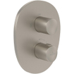 Villeroy & Boch Antao Mitigeur thermostatique encastré avec vanne d'arrêt - Nickel brossé mat (inox) SW974268