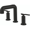 Crosswater Union Mitigeur lavabo - levier - 3 trous - Noir mat SW968274