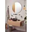 Haceka Aspen Handdoekhaak - dubbel - rond - mat zwart SW654148
