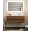 Mondiaz VICA Ensemble de meuble de salle de bain - 120cm - meuble sous-vasque repos - 2 tiroirs - lavabo cloud droite - 1 trou de robinet - version XL 60cm haut SW1089731