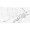 Terravito Alpuro carreau mural et de sol - 60x120cm - 10.5mm - Rectangulaire - rectifié - Aspect marbre - Blanc/noir mat SW542092