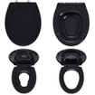 Tiger Tulsa Abattant de toilette avec siège enfant Thermoplast Noir SW877688
