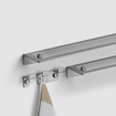 Clou Fold handdoekrek 45 cm rvs geborsteld SW417069