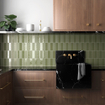 Terravito Nocino wandtegel - 6x18.6cm - Selva mat (groen) SW1159397