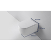 QeramiQ Dely Abattant WC - frein de chute - déclipsable - slim - Blanc brillant/mat SW1000766