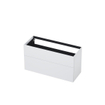 INK P2o Wastafelonderkast - 120x45x65cm - 2 lades - push to open - met rechte opdekfronten - MDF lak - Hoogglans wit SW207458