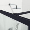 Marenza Bellini Inloopdouche - 110x200cm - veiligheidsglas - helder glas - frame rondom - anti kalk - mat zwart SW238209
