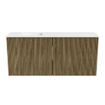 Mondiaz JOYA 90cm meuble de toilette - couleur Dusk - Vasque FAYE position Gauche 1 trou de robinet couleur Talc. SW1426195