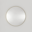 Haceka Deco miroir - 80x80cm - rond - or brossé SW1102383
