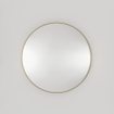 Haceka Deco spiegel - 80x80cm - rond - geborsteld goud SW1102383