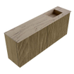 Mondiaz JOYA-DLUX 100cm meuble de toilette - couleur Dusk - Vasque FAYE position Droite Sans trou de robinet couleur Arena. SW1425757