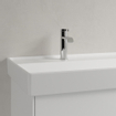 Villeroy & Boch Collaro lavabo meuble - 120x47cm - sans trop-plein 2 trous de robinet en stone white SW358331