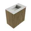 Mondiaz JOYA-DLUX Meuble de toilette 40cm - couleur Dusk - Vasque FAYE position Milieu Sans trou de robinet couleur Opalo. SW1423274
