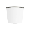 MONDIAZ LAVIE WC suspendu - 36x53cm - sans bride - Smoke (gris) - softclose - quick-release - abattant WC - Talc (offwhite) SW1208737
