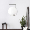 Miroir Umbra Exhibit 61x77x3cm verre noir SW539586