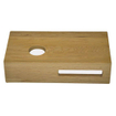 Wiesbaden Plan sous-lavabo 40x21x10cm gauche Chêne SW296051
