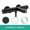 Hansgrohe Finoris badkraan met hendel mat zwart SW651019