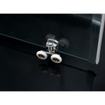Adema Glass Cabine de douche carré avec 2 portes coulissantes 80x80x185cm profil chrome verre transparent SW8747