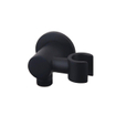 Wiesbaden Caral badset - 3 functies - handdouche 3 standen - hoofddouche 25cm - met garnituur - zwart mat SW899179