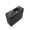 MONDIAZ TURE-DLUX meuble de toilettes 60 cm Urban. EDEN lavabo Lava position droite. Avec 1 trou de robinet. SW1103728