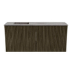 Mondiaz JOYA-DLUX 90cm toiletmeubel - kleur Shadow - Wastafel FAYE positie Links Zonder kraangat kleur Oza. SW1425046