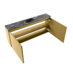 MONDIAZ TURE-DLUX Meuble toilette - 120cm - Oro - EDEN - vasque Lava - position centrale - sans trou de robinet SW1103964