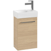 Villeroy & Boch Avento meuble bas sous lavabo - 1 porte 34x51.4x20.2cm - gauche chêne nordique SW448534