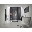 Hansgrohe Pulsify Select ensemble barre de douche coulissante 3jets Relaxation EcoSmart 10.5cm avec barre coulissante 90 cm Chrome SW651055