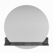 Mondiaz SPOT Miroir de salle de bain - rond 80cm - plan de miroir - couleur Lava SW1235646