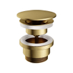 Hotbath Mate bonde always open avec vis ronde laiton brossé PVD SW230422