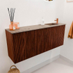 Mondiaz JOYA-DLUX 100cm toiletmeubel - kleur Ruby - Wastafel FAYE positie Rechts 1 kraangat kleur Arena. SW1425290