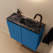 MONDIAZ TURE-DLUX Meuble toilette - 60cm - Jeans - EDEN - vasque Lava - position droite - 1 trou de robinet SW1103818