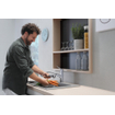 Hansgrohe M42 Robinet de cuisine avec mousseur extractible rotatif 120° Chrome SW236974