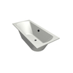 Xenz Lagoon Duobad - 170x75x53 - afvoer Midden - acryl - wit mat SW102940