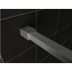Wiesbaden Slim profielset met stabilisatiestang 120 cm geborsteld staal SW203912