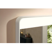 Hansgrohe Xarita Lite Q Spiegel - 60x70cm - led verlichting - Horizontaal - wandschakelaar - Mat wit SW1165043