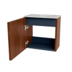 Mondiaz JOYA-DLUX Meuble de toilette 40cm - couleur Ruby - Vasque FAYE position Droite 1 trou de robinet couleur Glace. SW1423516