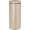 Brabantia Touch Bin Poubelle - 30 litres - seau intérieur en plastique - metallic gold SW1117317