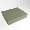 Mondiaz TOP 51 Plan sous vasque - 40x51x12cm - compatible comme plan de meuble - solid surface - Army SW1024471