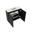 MONDIAZ TURE-DLUX 60cm toiletmeubel Urban. EDEN wastafel Ostra positie midden. Zonder kraangat. SW1104661
