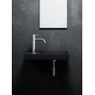 Clou Mini Wash Me fontein 45x19cm kraangat links Keramiek Zwart mat SW9311