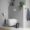 Brauer Gunmetal Edition Toilet Accessoireset - 3-delig - PVD - geborsteld gunmetal SW1164614