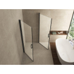Wiesbaden Salone cabine met 2 draaideuren 900 x 900 x 2000 x 8 mm nano helder glas/mat zwart SW717728