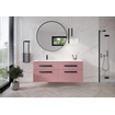 HR Badmeubel Rondo Spiegel 90x4cm indirect verlichting rondom sensor spiegelverwarming Zwart mat SHOWROOMMODEL SHOW21280