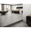 Terravito Velaro carreau mural et de sol - 120x120cm - rectifié - effet béton - Glaciar mat (blanc) SW1077716