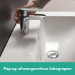 Hansgrohe Vernis Mitigeur lavabo 89 avec bonde métallique chrome SW651904