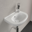 Villeroy & Boch O.novo Compact fontein met overloop met 1 kraangat rechts 36x27.5cm ceramic+ wit 0124013