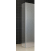 Wiesbaden Panneau latéral 35 x 200 cm avec profil d'angle pour douche à l'italienne chrome avec verre mat intégral NANO 10 mm SW95492