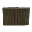 Mondiaz JOYA-DLUX 61.6cm toiletmeubel - ronding rechts kleur Shadow - Wastafel FAYE positie Links 1 kraangat kleur Oza. SW1425053